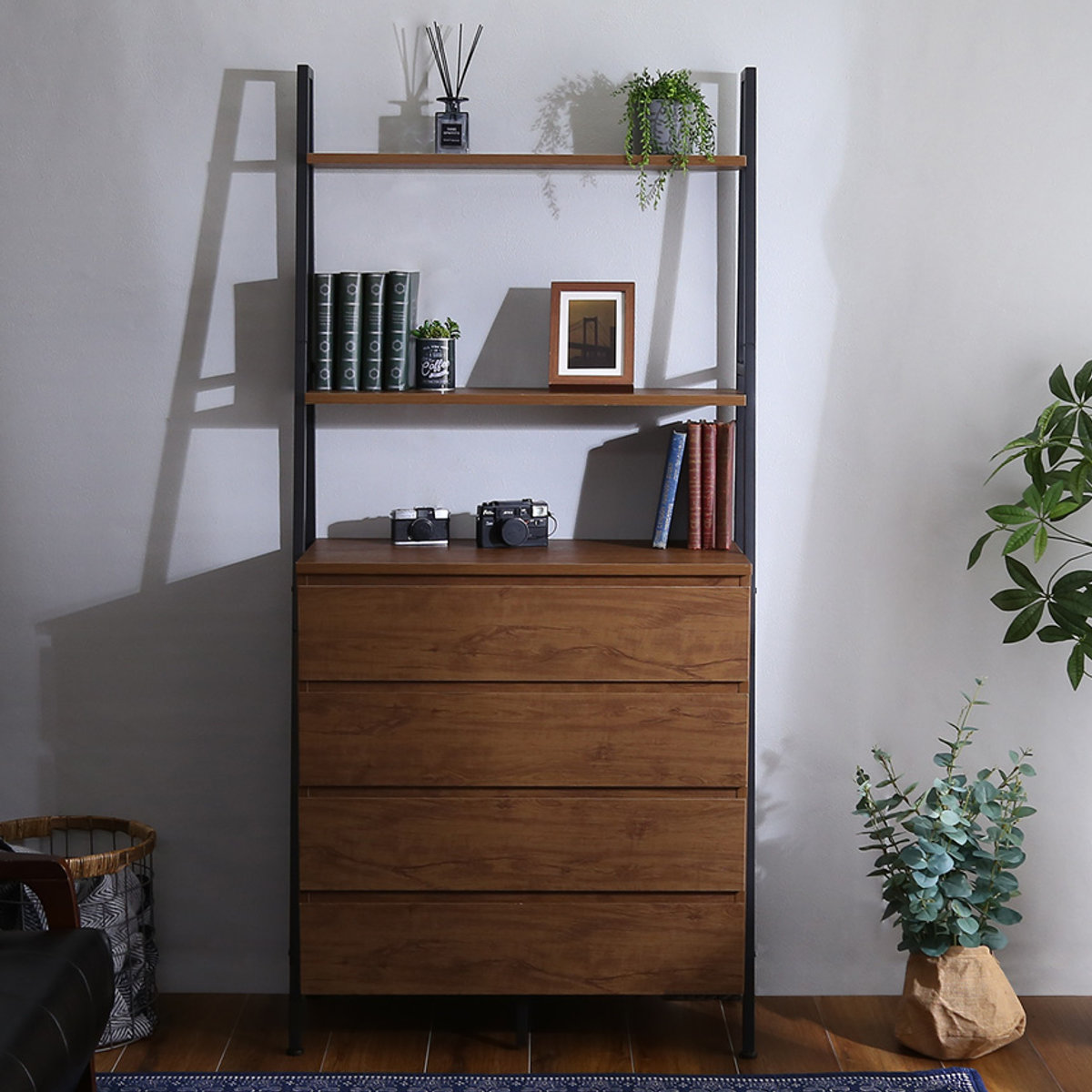 楽天市場】チェストラック 約幅82.5cm ヴィンテージ調 ワイドチェスト