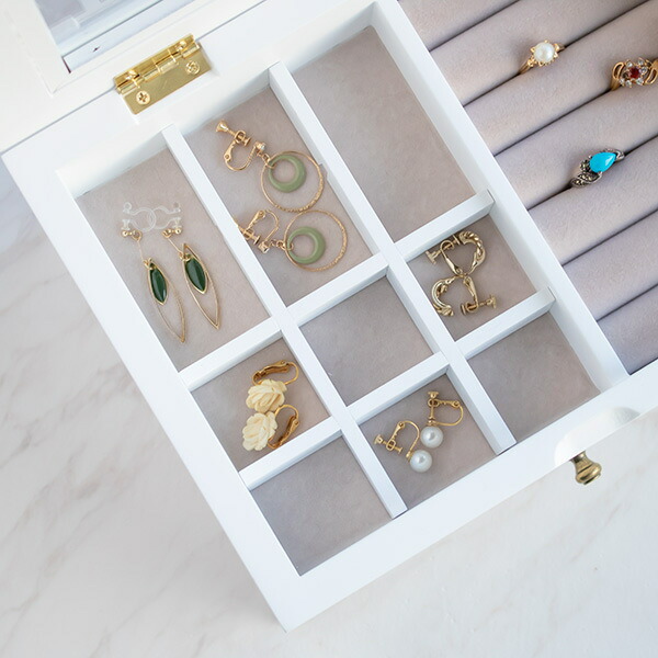 楽天市場】ジュエリーボックス 2段 ノーム S アンティーク 木製