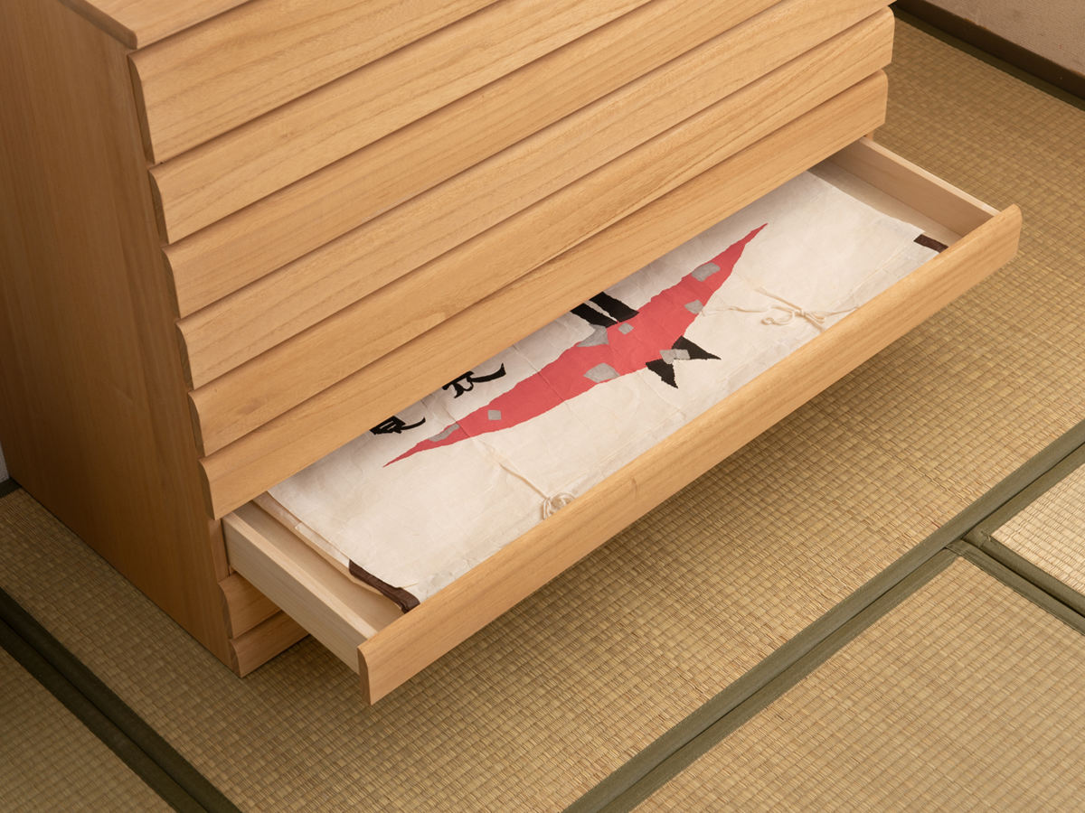 楽天市場】桐 洋風チェスト 8段 桐タンス 日本製 約幅100cm （ タンス