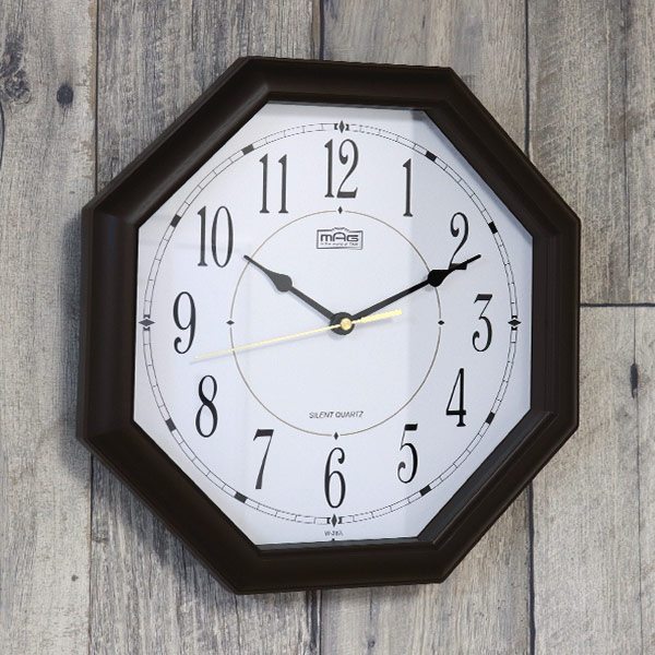 楽天市場】掛け時計 八角形 オクターゴ アナログ 時計 掛時計 八角
