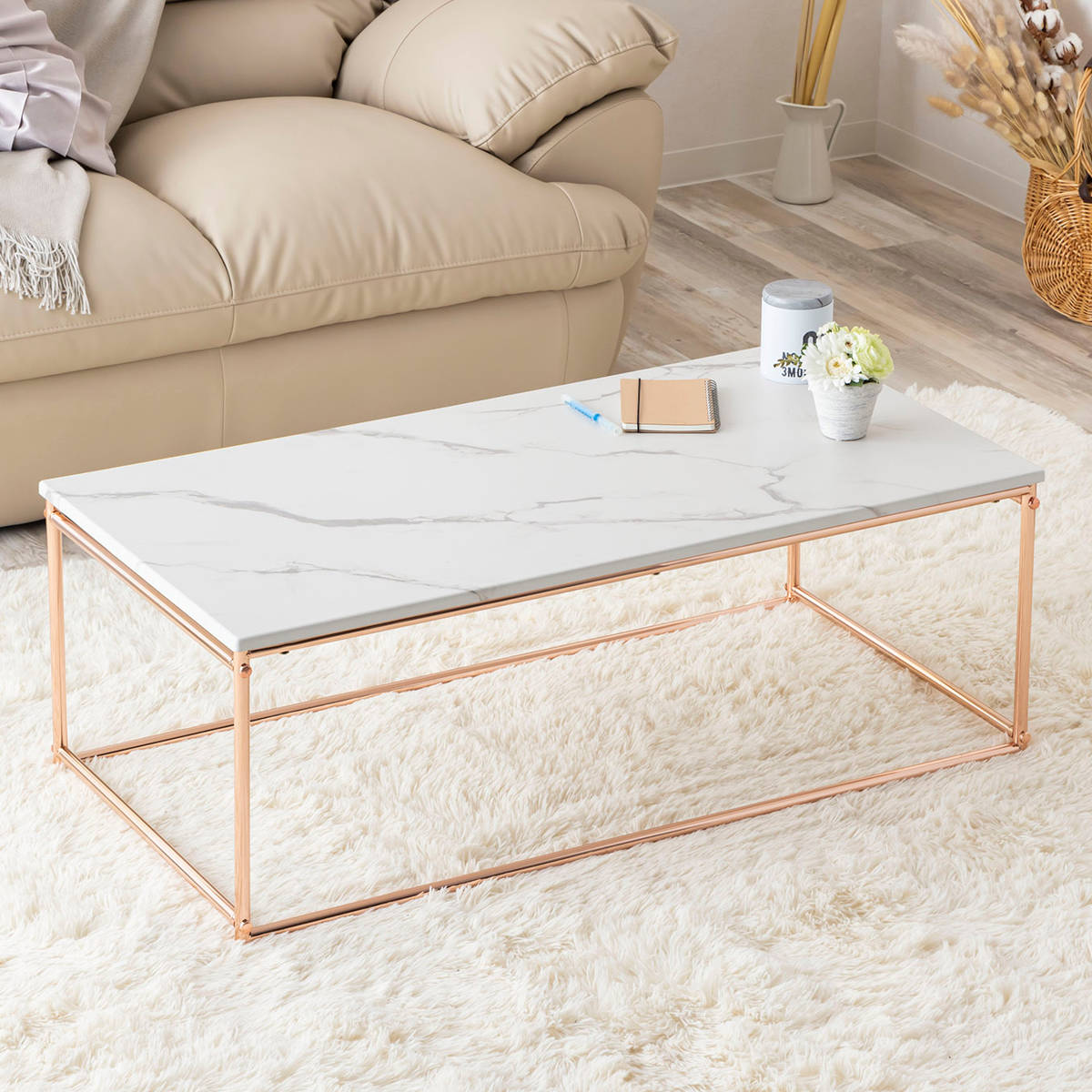 楽天市場】リビングテーブル 幅100cm センターテーブル （ ロー