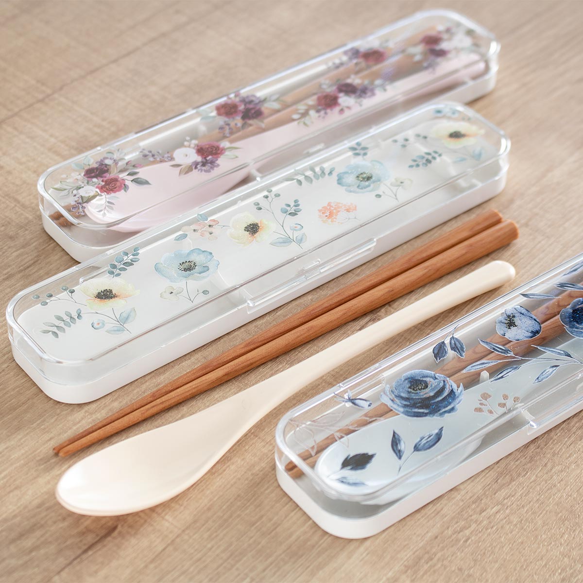 楽天市場】カトラリーセット Floraison お箸 18cm スプーン （ コンビ