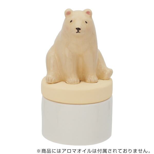 楽天市場】アロマストーン クマ 動物 陶器 （ アロマポット アロマ 石
