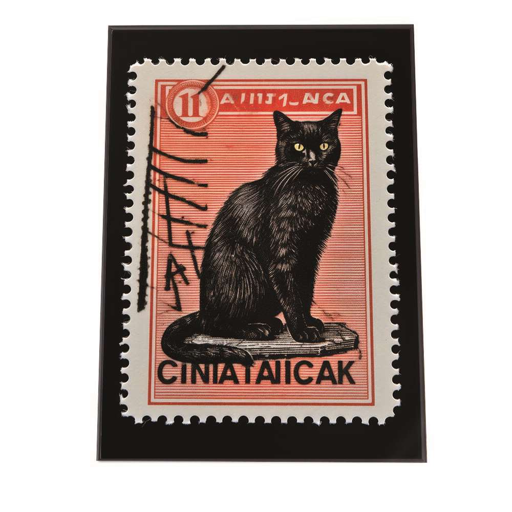 楽天市場】切手風 動物 ネコ 鳥 ポスター レトロ 古紙 インテリア