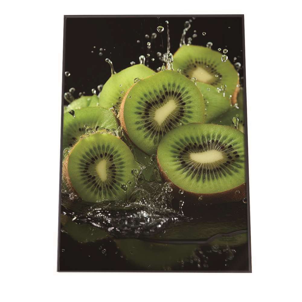 楽天市場】キウイ 緑 リフレッシュ ポスター フルーツスプラッシュ