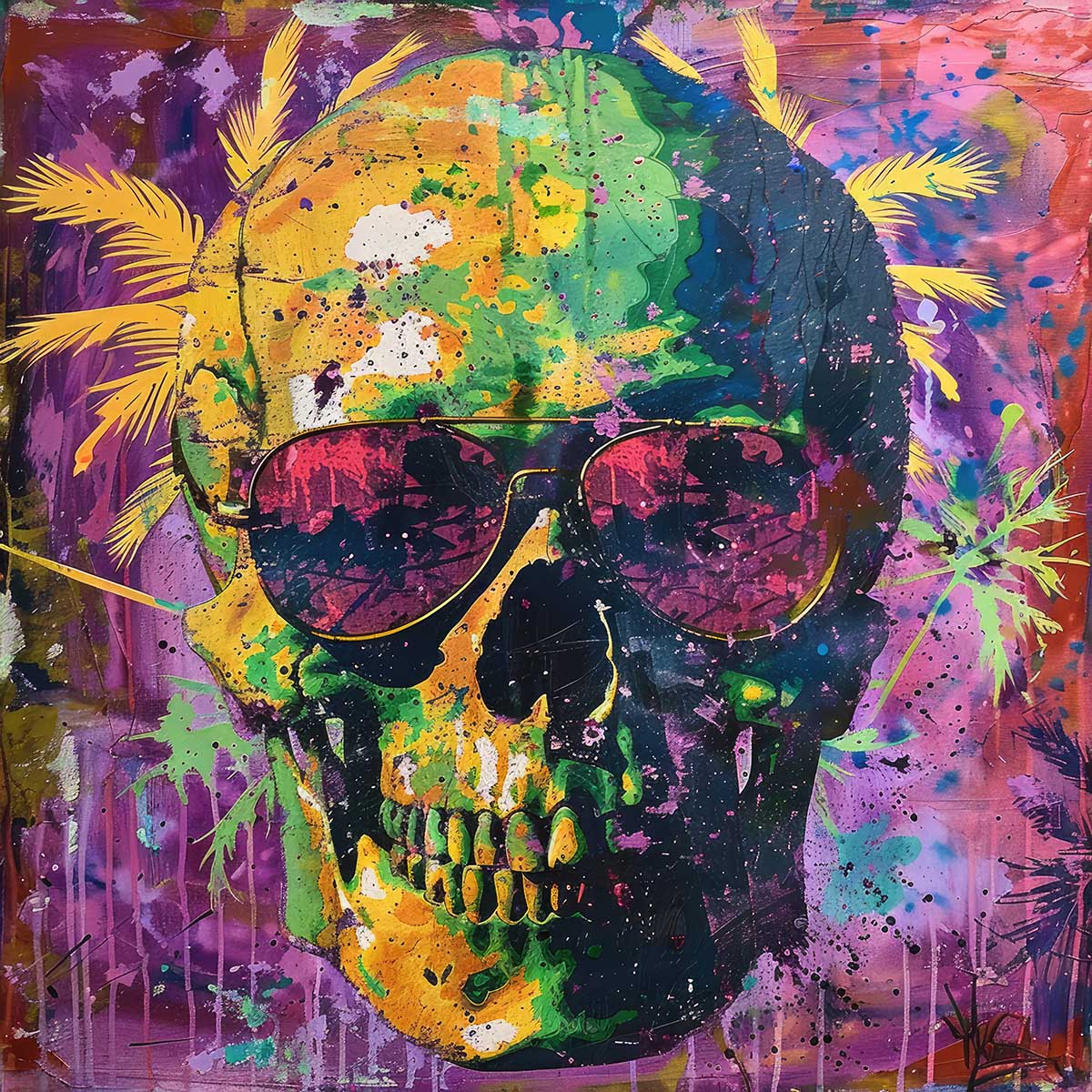 楽天市場】スカル ドクロ 骸骨 がいこつ 頭蓋骨 アバンギャルド アート