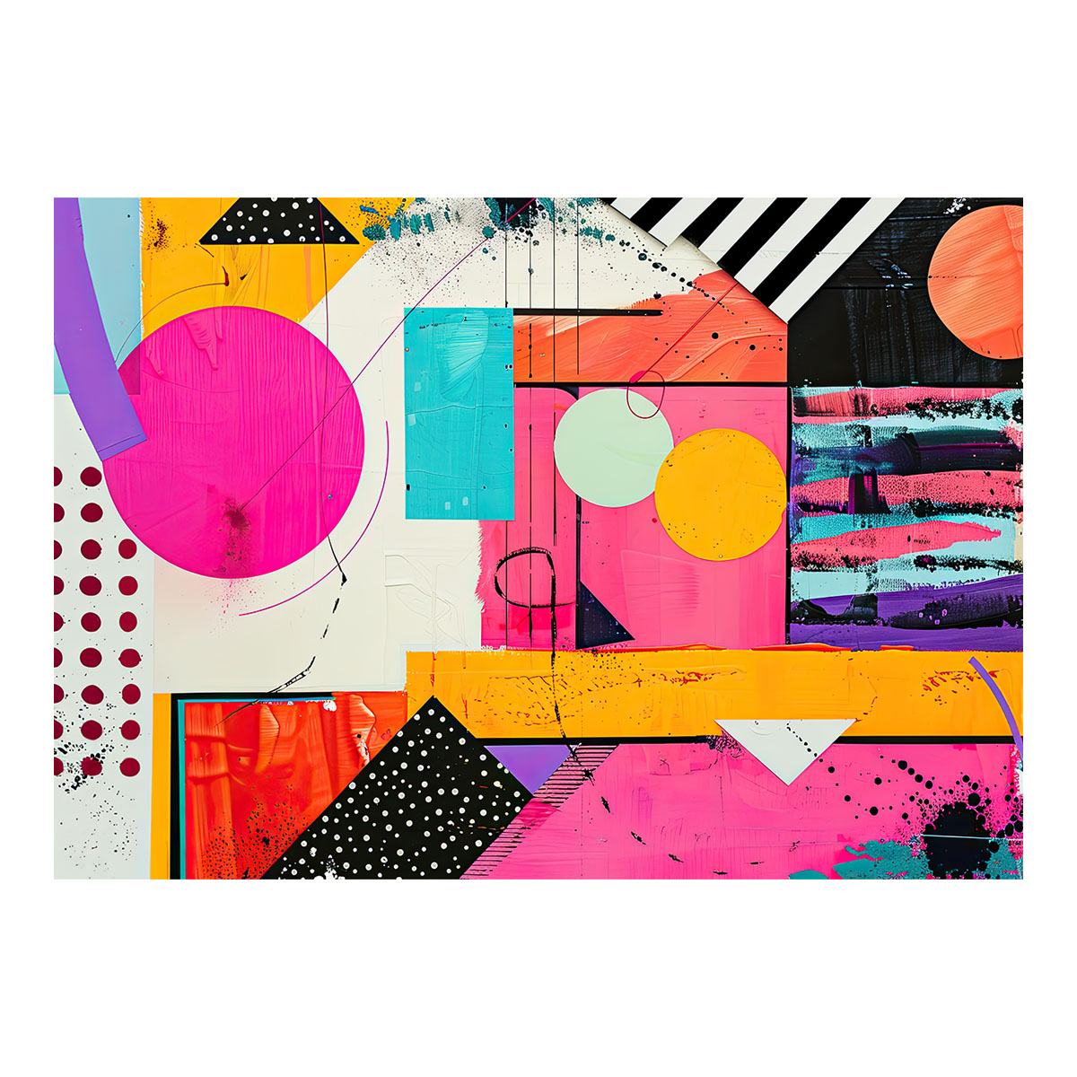 楽天市場】北欧 幾何学 キレイ目インテリア パターン アート ポスター