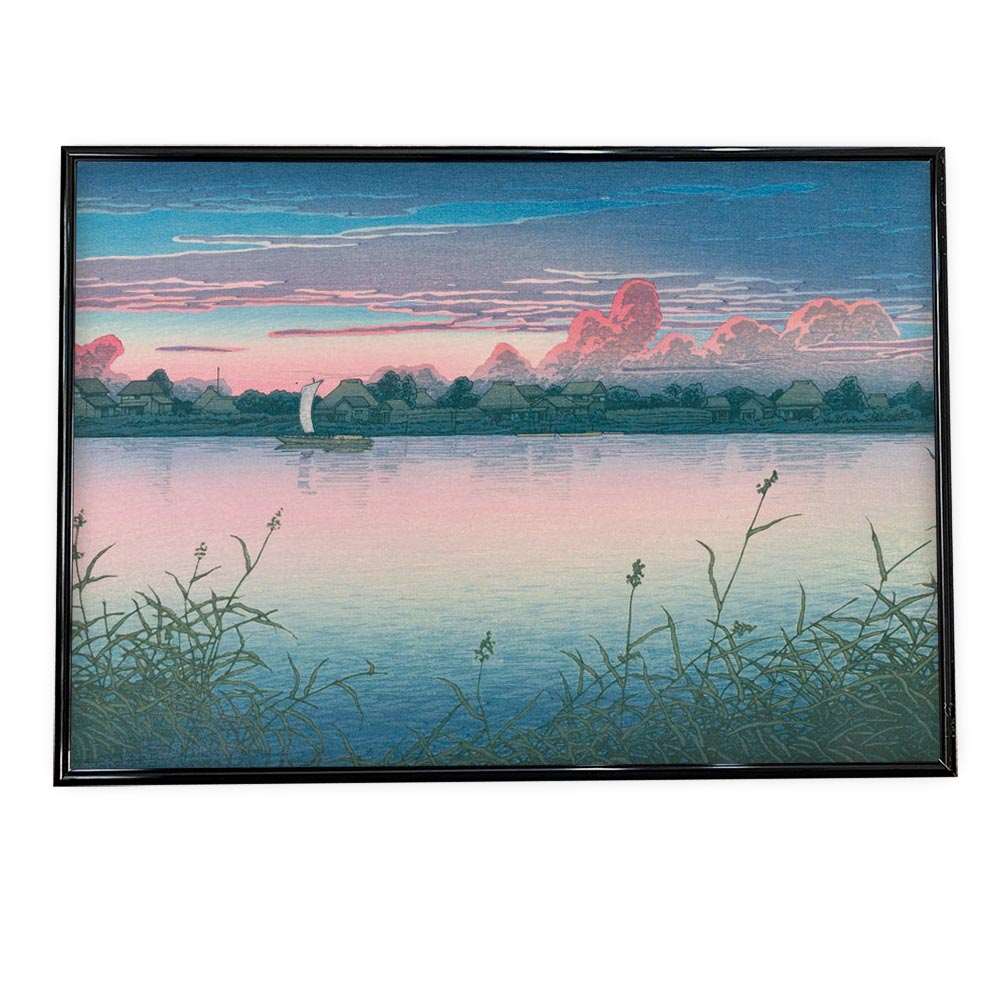 楽天市場】川瀬巴水(かわせはすい) 初秋の浦安 レプリカ 複製 デジタル