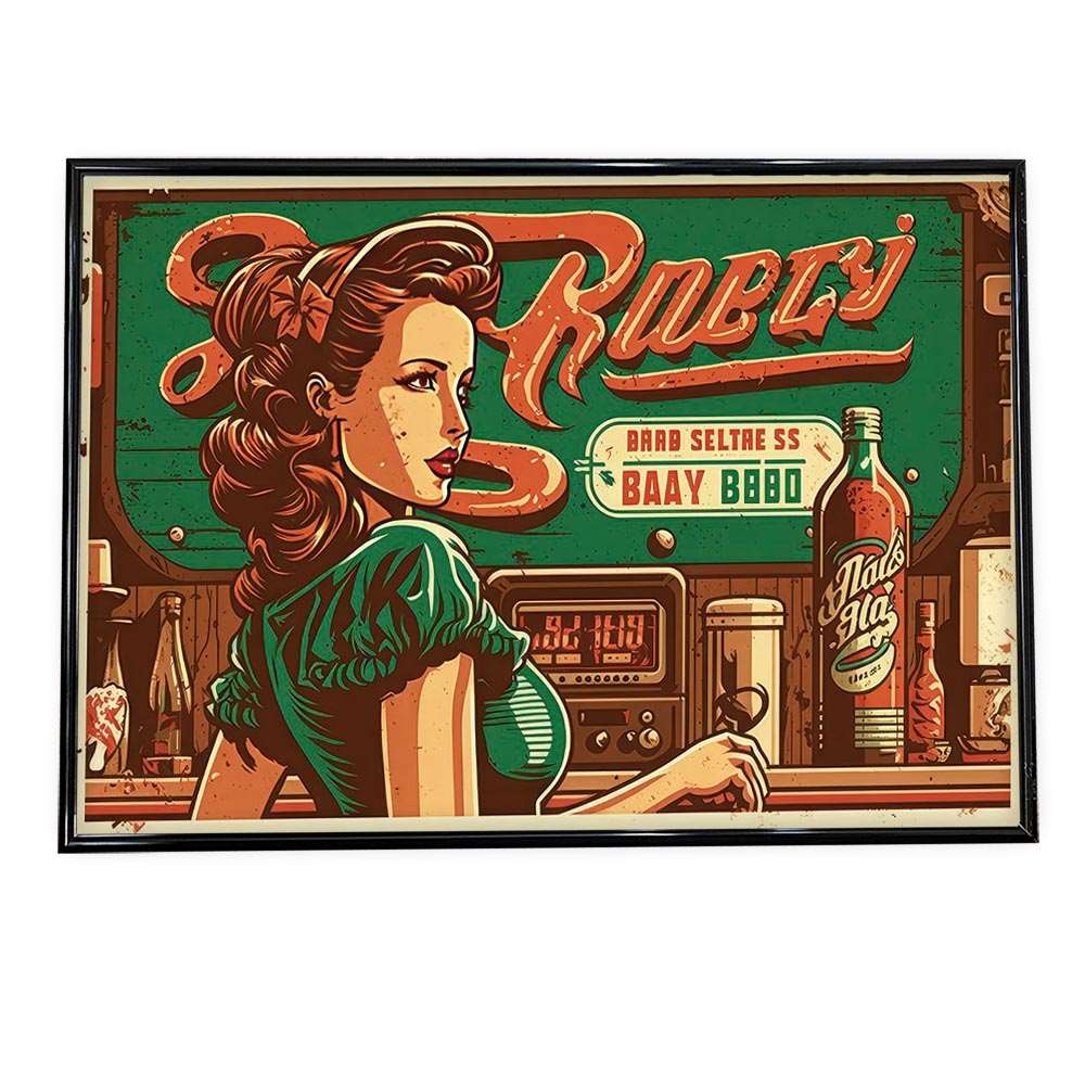 楽天市場】ブリキ風 アメリカン 海外 ヴィンテージ 昭和 ポスター