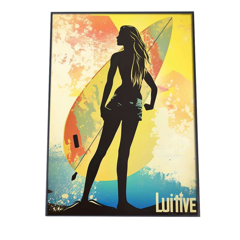 楽天市場】ポスター サーフ ハワイアン レトロ ヴィンテージ