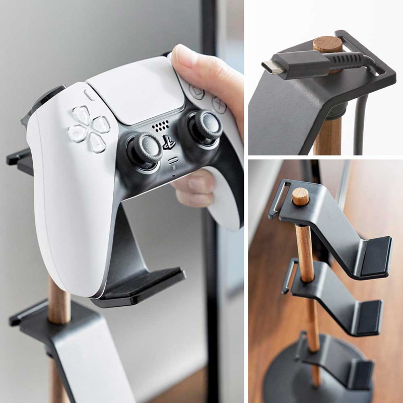 楽天市場】山崎実業 ゲーム機 コントローラー 収納ラック 置台が動く