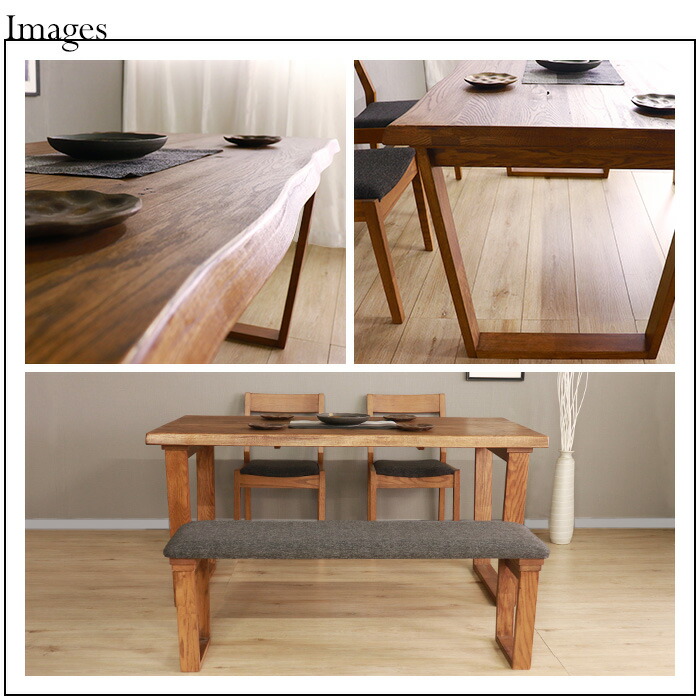 楽天市場】☆【HEIM】世界に一つだけのダイニングテーブル150 ブラウン