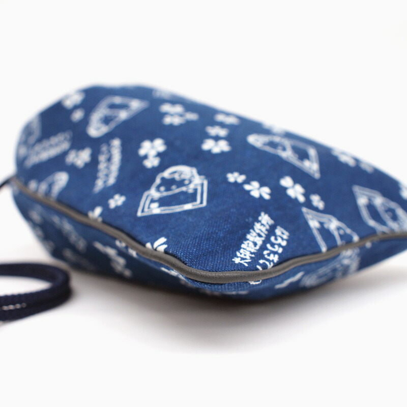 楽天市場】【犬印鞄】犬印鞄×HELLO KITTY／インディゴ染め帆布 合切袋