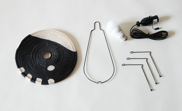 楽天市場】イサムノグチ AKARI あかり アカリ 1AB（抽象模様ブラック