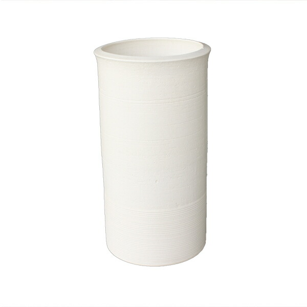 楽天市場】【10%OFF】傘立て 陶器 白 信楽焼 クレイホワイトライン傘立