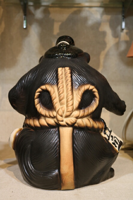 楽天市場】【10%OFF】横綱狸11号信楽焼 陶器 置物 たぬき 開店祝い