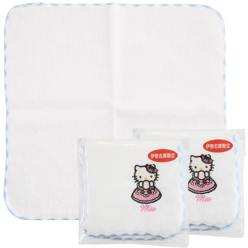 楽天市場】伊勢志摩限定 真珠ドレスキティ 刺繍タオル2枚組 DIKM