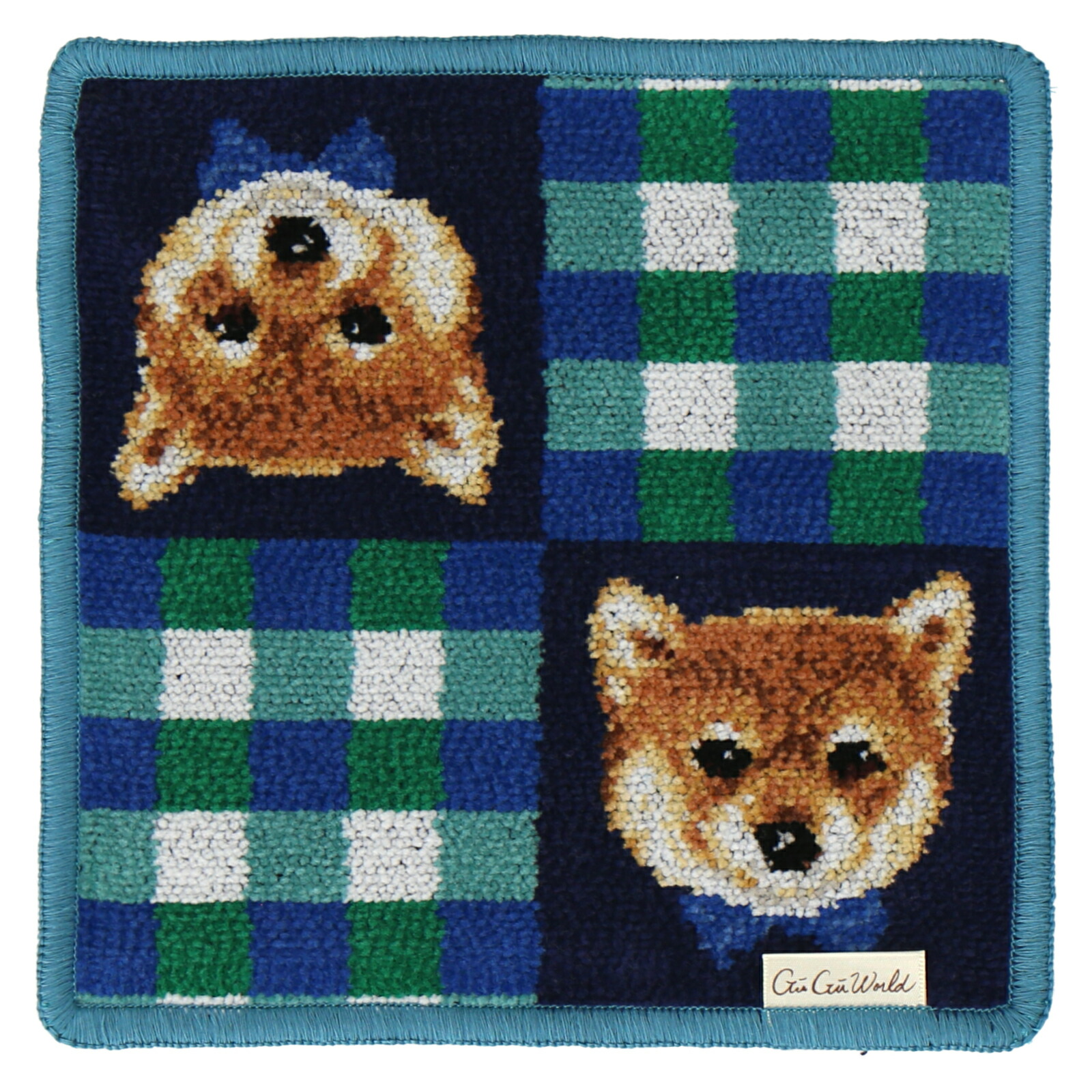 楽天市場】【グーグーワールド 】 シェニール織 タオルハンカチ 20cm