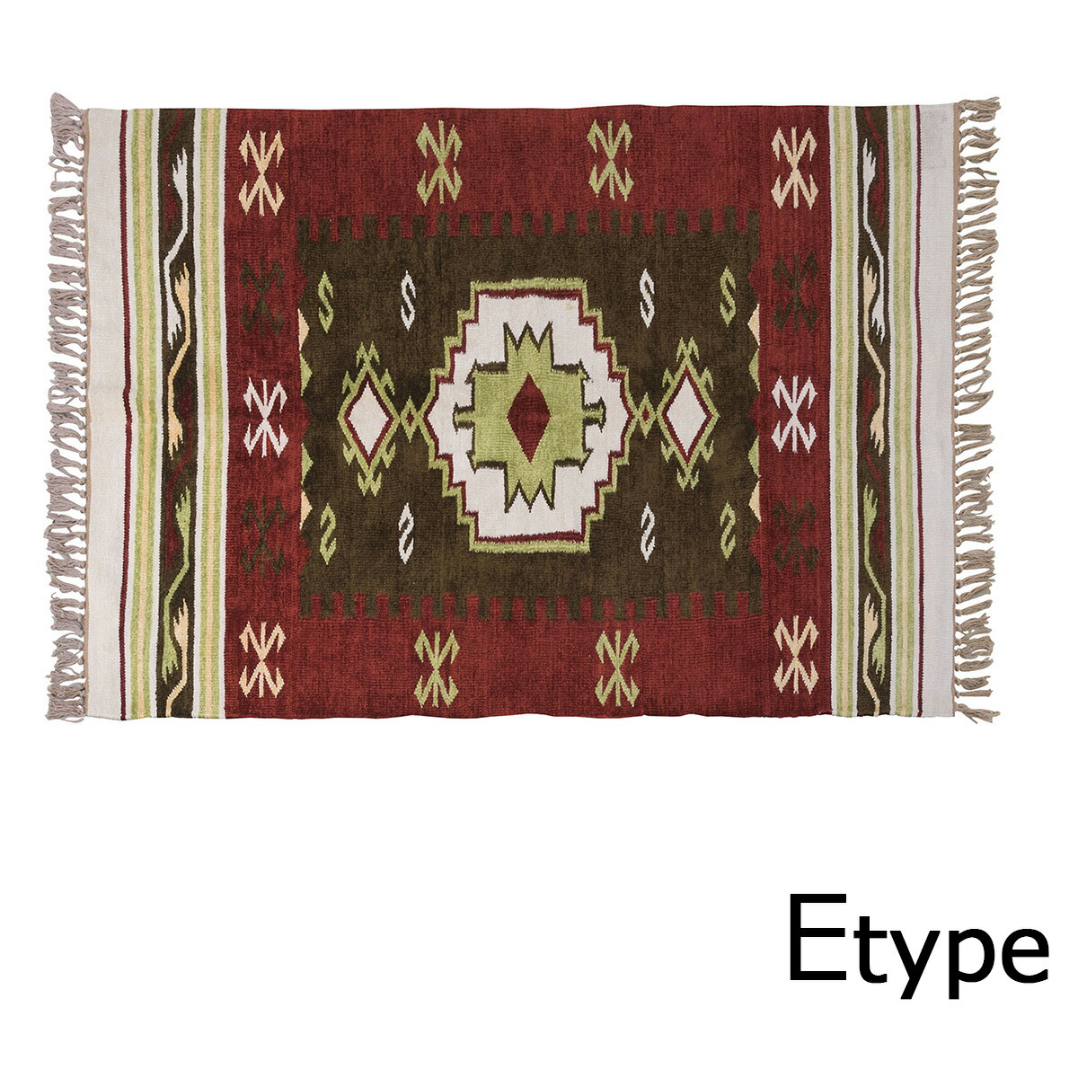 楽天市場】キリム ラグ マット ネイティブ柄 1人暮らし 新生活