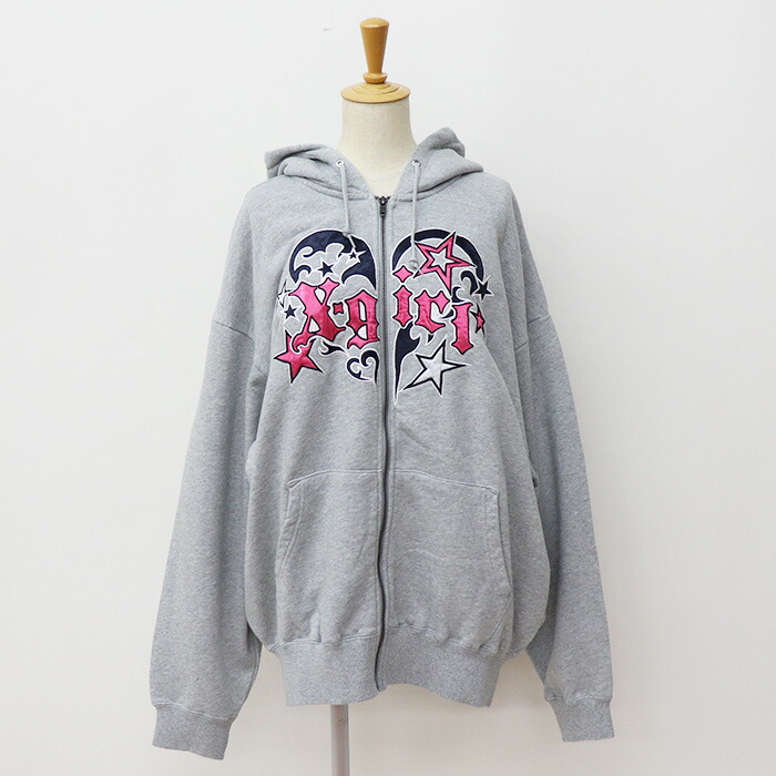 楽天市場】X-girl エックスガール レディース TRIBAL HEART ZIP UP