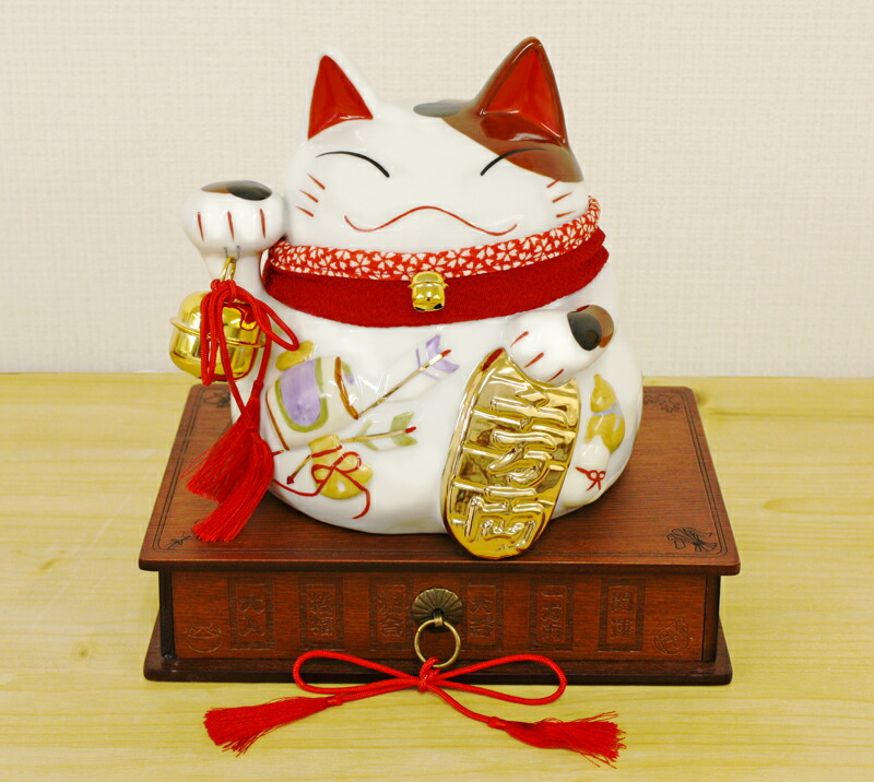 楽天市場】【25日P最大8倍！限定クーポン有】 貯金箱 招き猫 猫舎道楽