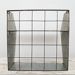 楽天市場】【インダストリアル 家具 ウォールラック シェルフ ブリキ