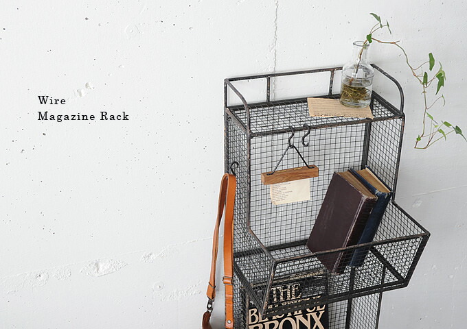 楽天市場】【インダストリアル 家具 マガジン ラック アイアン