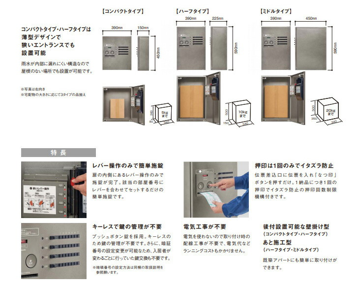 楽天市場】パナソニック 集合住宅用宅配ボックス COMBO-Maison 専有