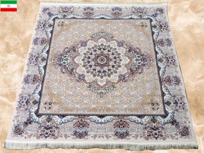 楽天市場】ペルシャ絨毯 カーペット ラグ 63万ノット ウィルトン織り