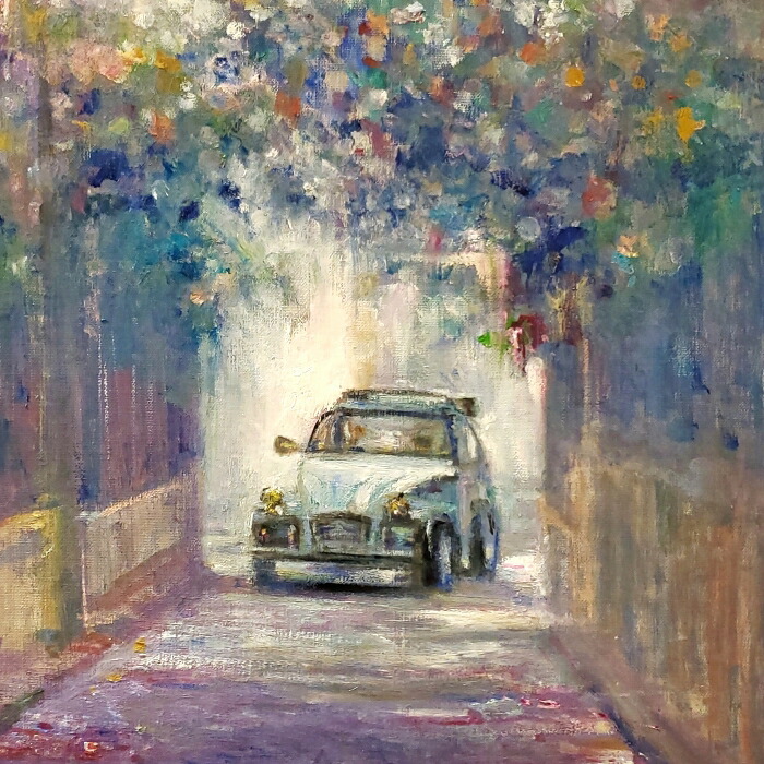 楽天市場】絵画 原画 「花のアーケード」 油彩画 F10 お部屋に飾る絵