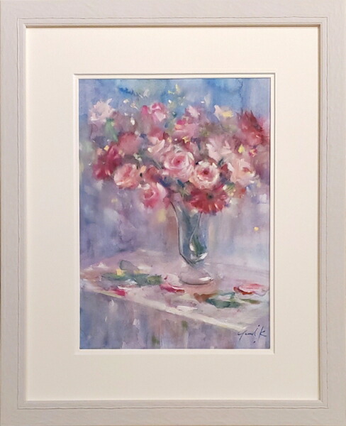 楽天市場】絵画 原画 「Primavera」 水彩/パステル F4 アンティーク