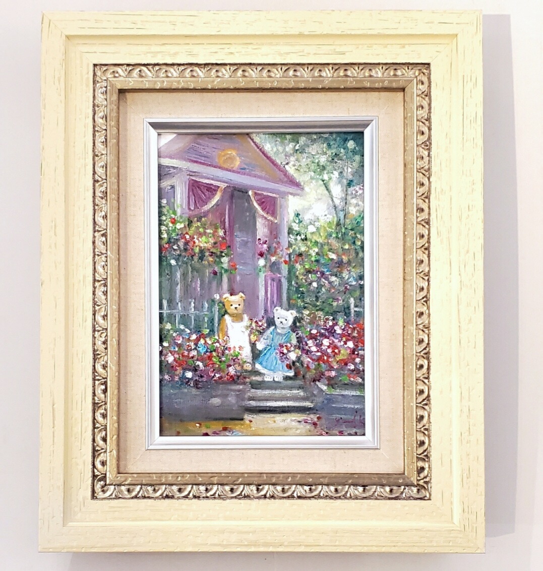 楽天市場】絵画 「クマ達のビューティフルライフ」 油彩画 油絵 原画