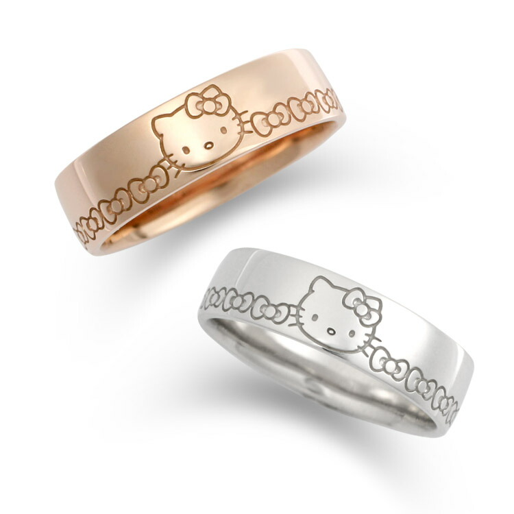 楽天市場】ハローキティ リボン レース リング 大人 かわいい 指輪