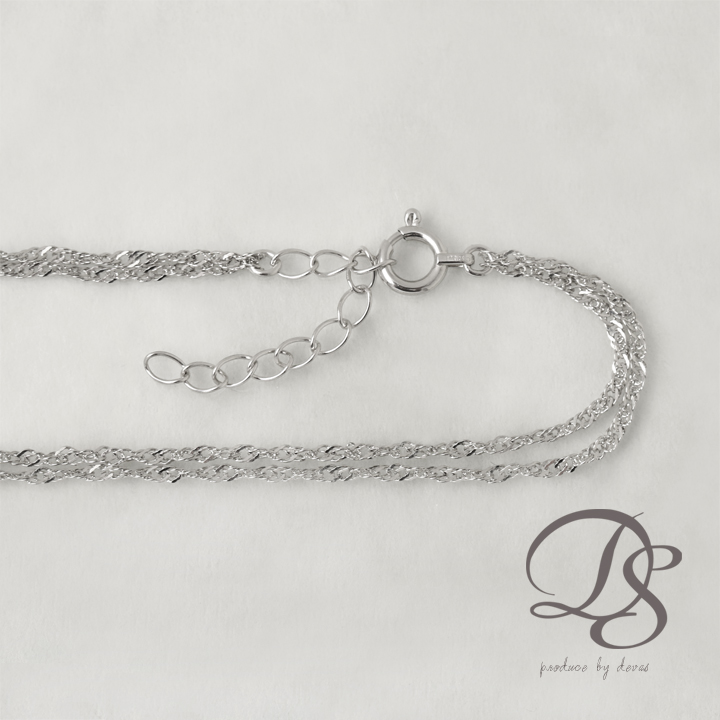 楽天市場】プラチナ ブレスレット レディース シンプル 2連 ダブル