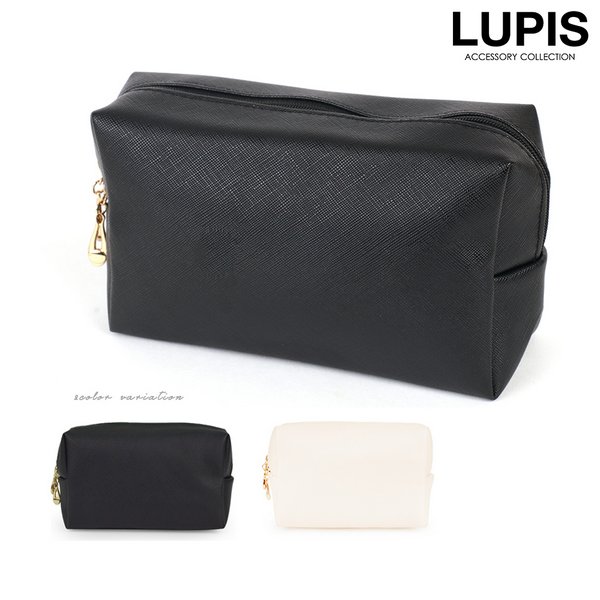 楽天市場】ポーチ 化粧ポーチ スクエアポーチ コスメポーチ ブラック