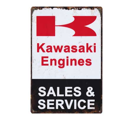 楽天市場】カワサキ ブリキ看板 サインプレート おしゃれ バイク