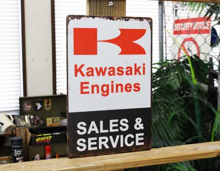 楽天市場】カワサキ ブリキ看板 サインプレート おしゃれ バイク