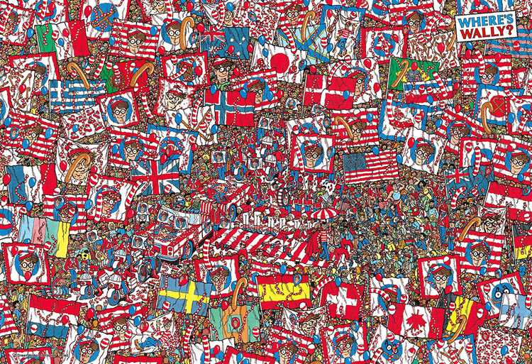 楽天市場】ジグソーパズル 1000ピース Where's Wally？せいだいな