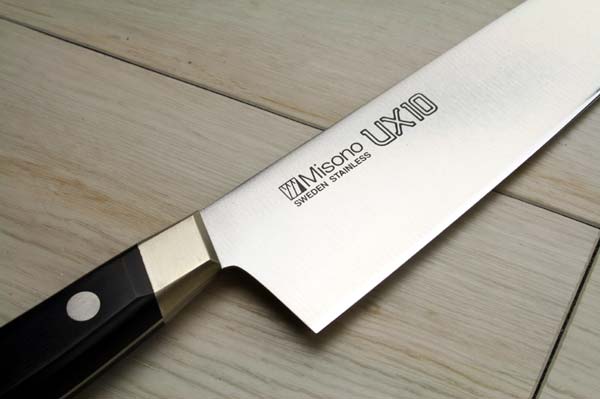 楽天市場】【ミソノ UX10】【711】牛刀包丁 180mm 實光包丁(堺包丁