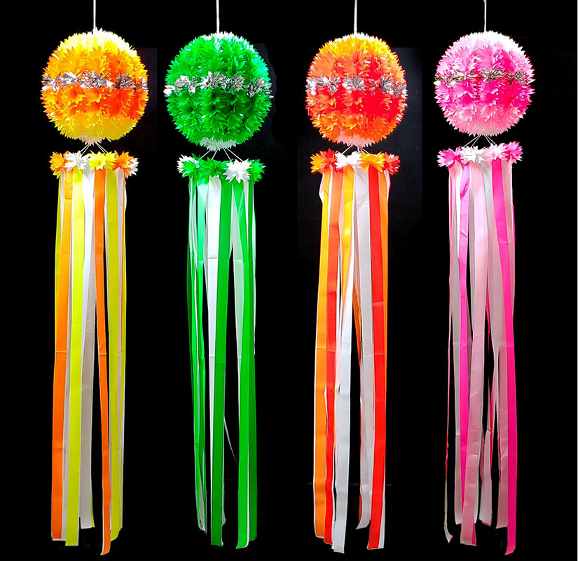 楽天市場】【七夕飾り・装飾・ジャンボサイズ吹き流し】全長：:230cm