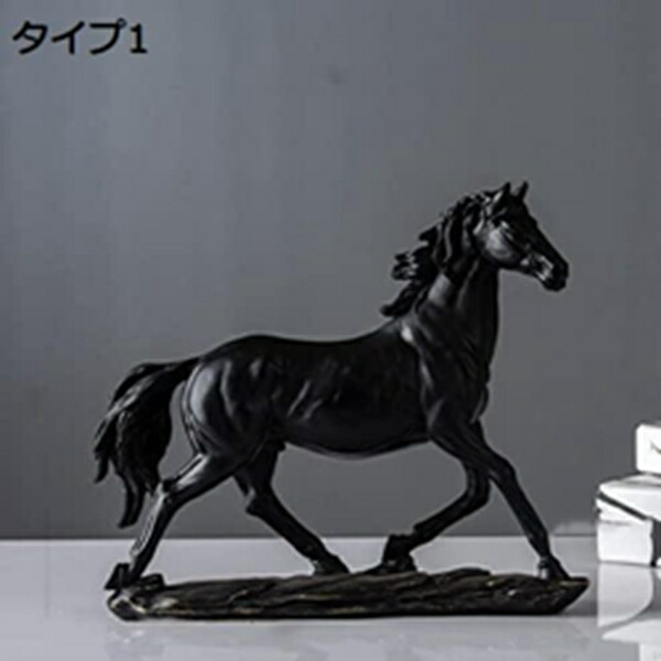 楽天市場】リアル 馬の彫像 置き物 ポリレジン 風水 開運 装飾品 玄関