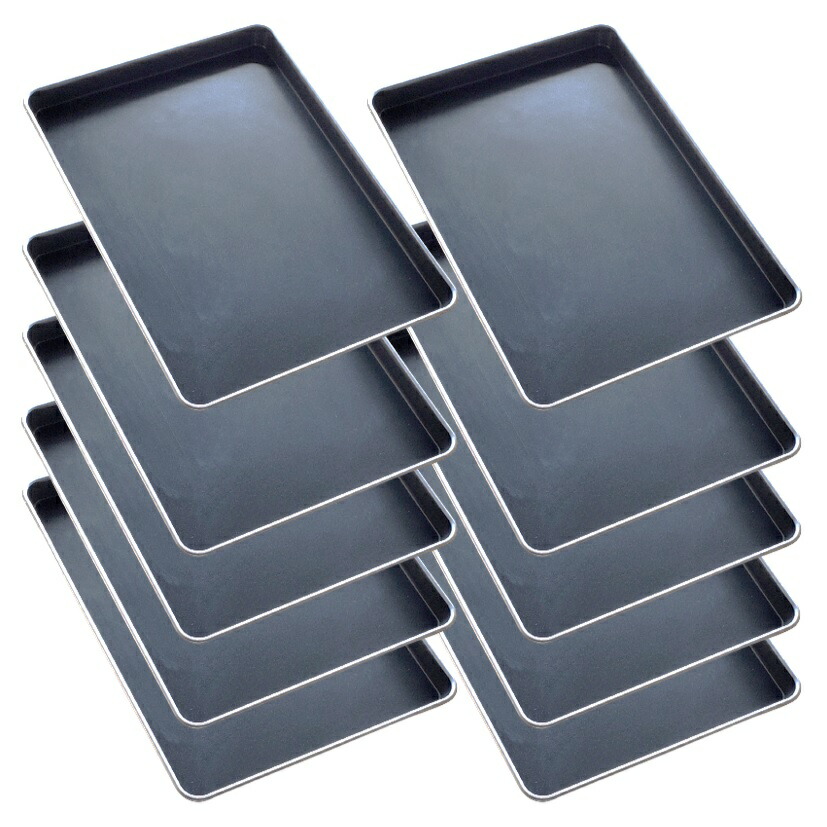 楽天市場】【MY20211T】 六取り天板 10枚セット テフロン加工オーブン