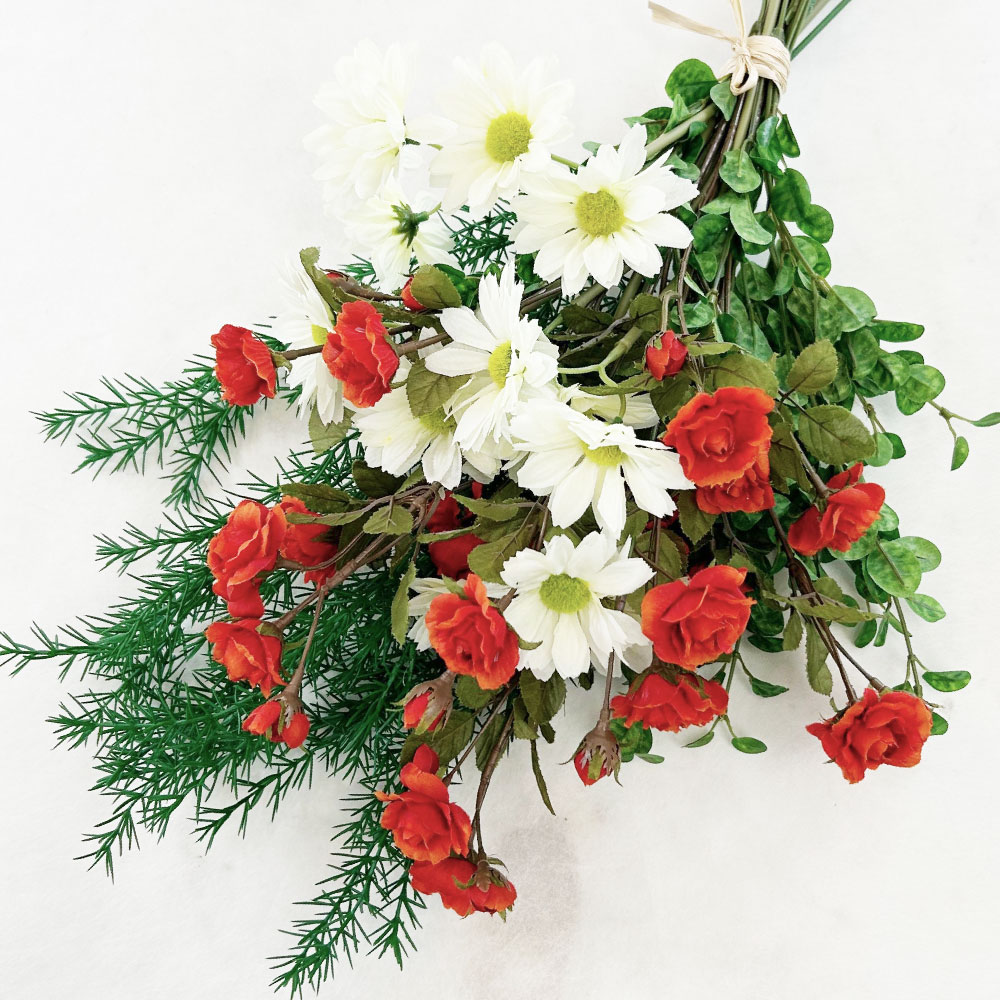 楽天市場】スワッグ 造花 花束 アーティフィシャルフラワー フェイク