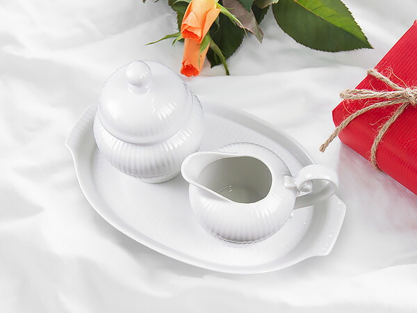 楽天市場】【Royal Blanche】 シュガーポット＆ミルクピッチャー 3点