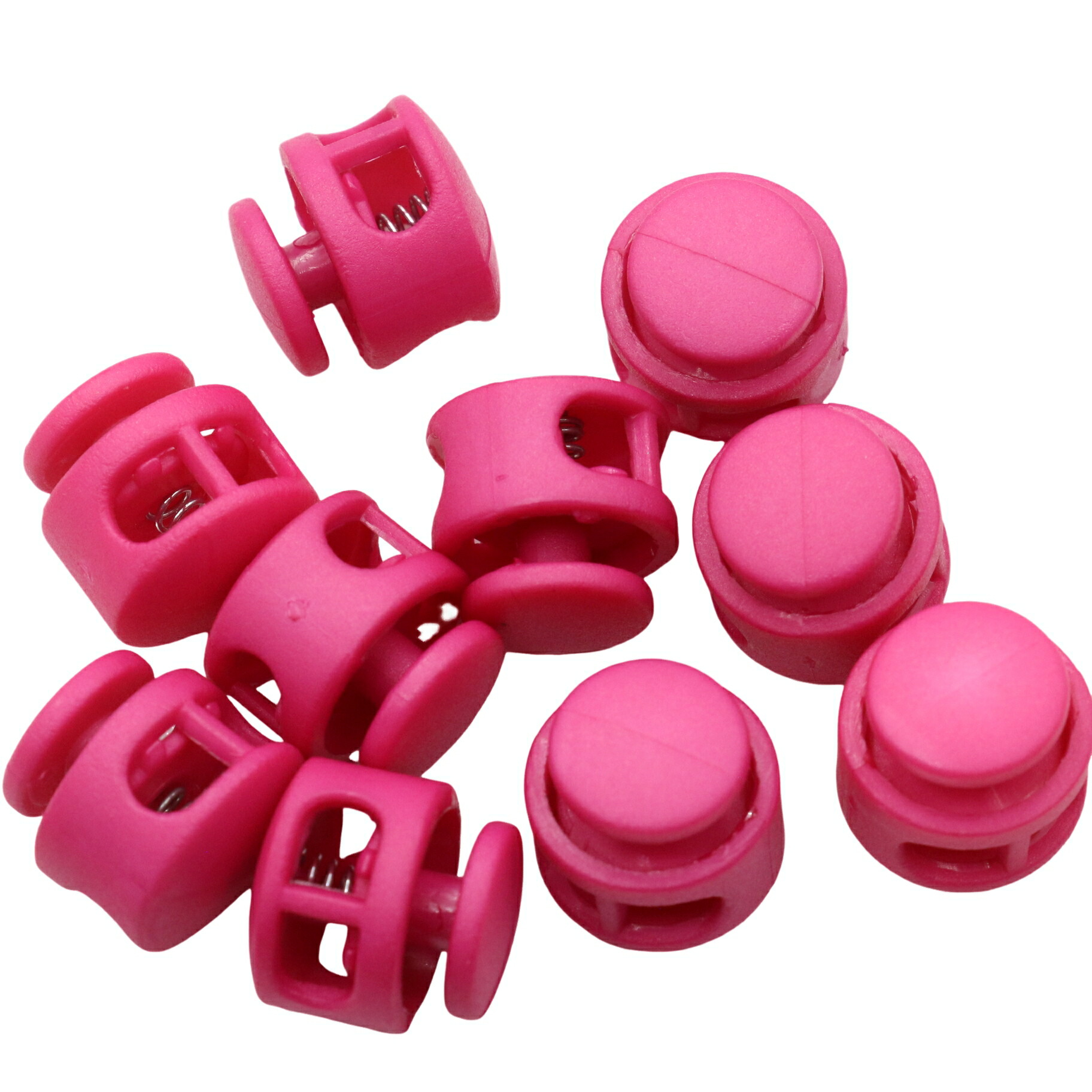 楽天市場】【10個】 コードストッパー 2つ穴 穴 4mm 丸型 2本通し 2個