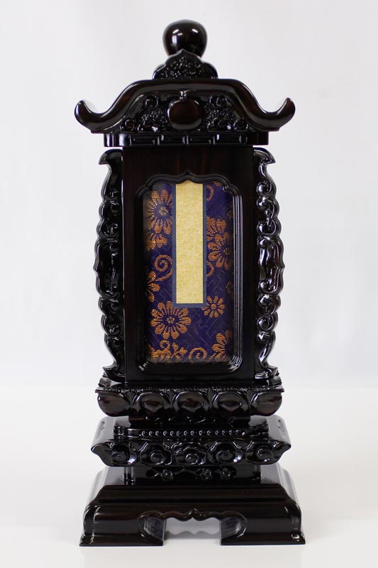 楽天市場】繰出位牌 黒壇 紫壇 「袖付二重過去帳回」 5.5寸・6.0寸