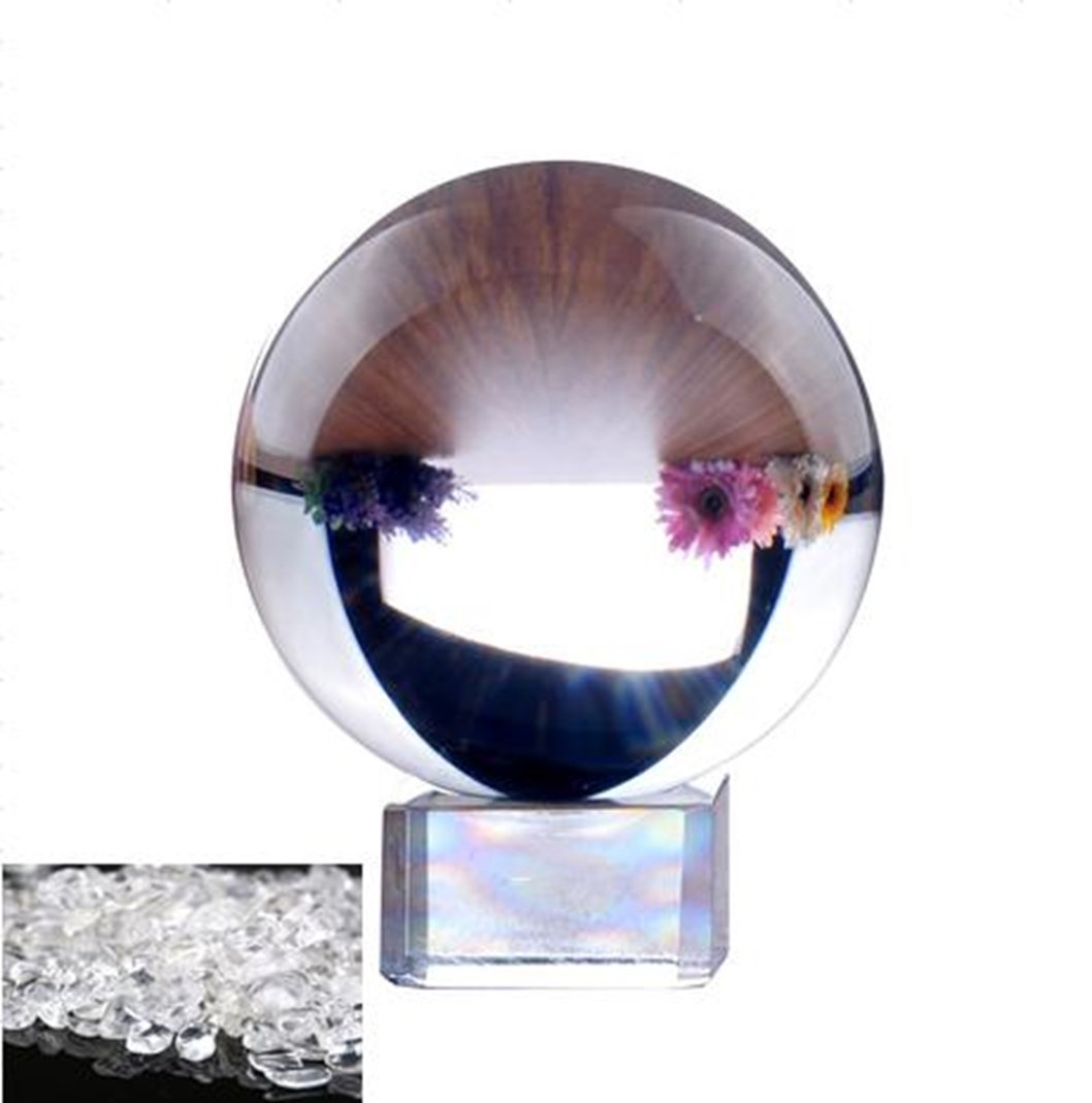 楽天市場】クリスタル ボール 無色透明 水晶 玉 風水 グッズ 置物 金運