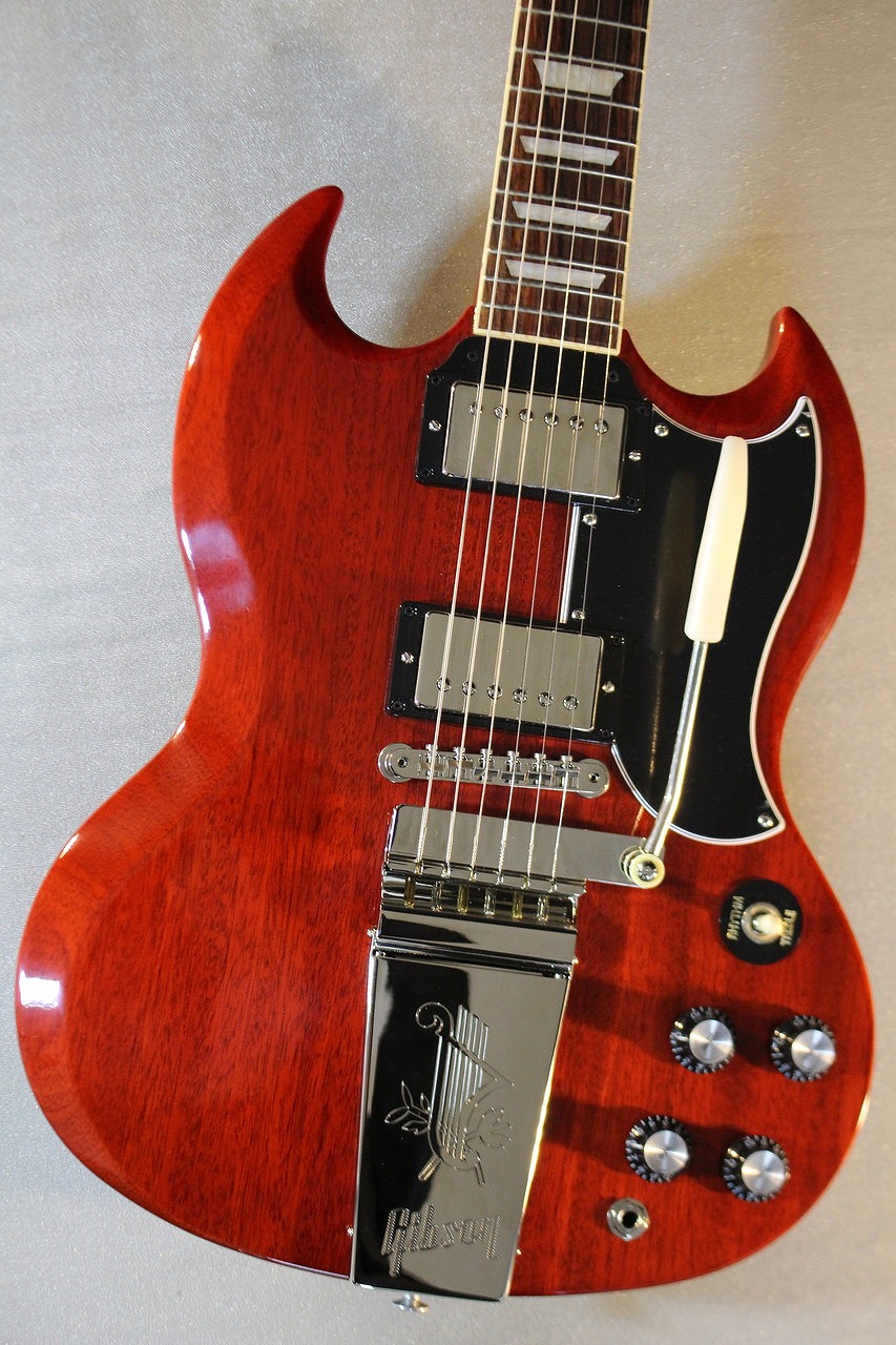 楽天市場】gibson sg standard '61 maestro vibrola vintage cherry sg