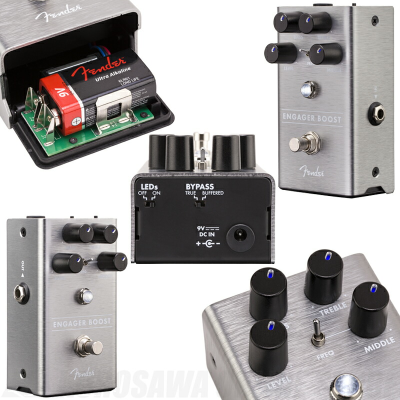 楽天市場】Fender Engager Boost（エンゲージャー・ブースト