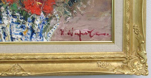 楽天市場】「薔薇」渡部ひでき（F6サイズ油彩画[油絵]（直筆油彩画